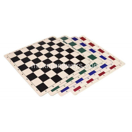 शतरंज बोर्ड शतरंज चटई सह सिलिकॉन शतरंज सेट